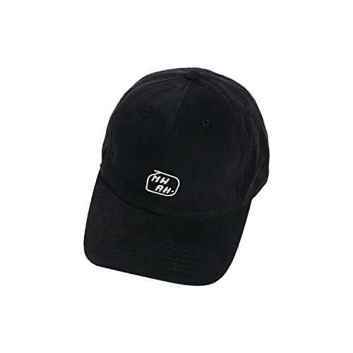 Clakllie Casquette de baseball classique en coton,Pour homme,Coupe ajustée,Décontractée,Pour le sport,Non structuré,Relaxed,Ajustable,Strapback, H-HJB3-Black, taille unique Cover