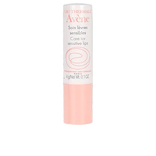 Avène Care for Sensitive Lips Moisturizing Lip Balm with Shea Butter, Beeswax, 0.1 Oz