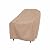 Modern Leisure Basics Patio Chair Cover - Weather-Resistant Fabric - Furniture Protection Perfect for Patio, Deck, and Porch - 33" L x 34" W x 31" H - Khaki