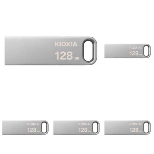 KIOXIA(�L�I�N�V�A) �����Ń����� USB�t���b�V�������� 128GB USB3.2 Gen1 �ő�Ǐo���x200MB/s �����T�|�[�g���K�i KLU366A128G (× 5)