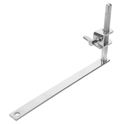 Yardwe Adjustable Drum Cowbell Mount Sturdy Extension Holder for Bass Drum Cowbell Reliable Percussion Accessory for Performances Recording and Practice Sessions