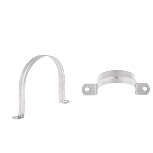 figatia 2x Tubo Descendente de água Da Chuva 50 / 120mm de aço Inoxidável