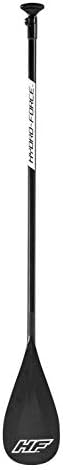 Hydro-Force Fibreglass Stand Up Paddleboard SUP Paddle, Black, 85 Inch