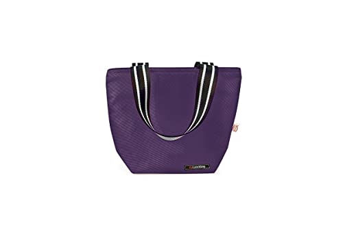 Iris Barcelona - Tote Lunch Bag, Bolsa Térmica Porta Alimentos 33 x 14 x 23 cm 3,7 L Lila