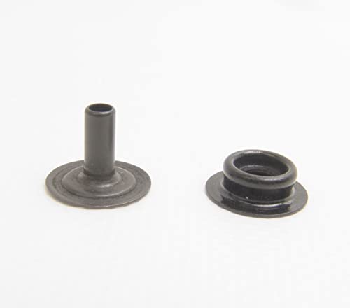 Snap Stud & Post, Military Black, Post Has 3/8