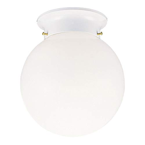 Image of Design House 510032 1 Light Ceiling Light, White