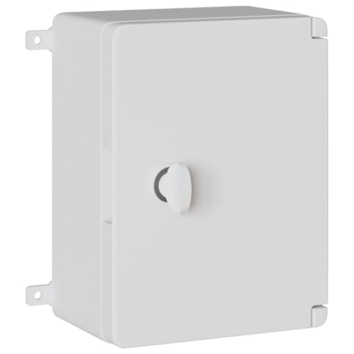 vidaXL Armario de Control Gris 47 x 20 x 60 cm Plástico ABS, Gabinete moderno, solución duradera para herramientas, organizador elegante para espacios interiores y exteriores