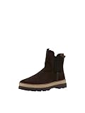 Abgerundete Zehenpartie Esprit Chelsea Boots aus echtem Leder mit Kunstfellfutter