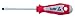 Xcelite XPE144 Chrome Molybdenum Steel Slotted Round Blade Electronics Screwdriver, 1/4" Head, 4" Blade Length, 7-7/8" Overall Length