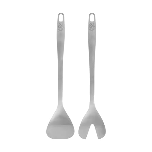 Stanley Rogers Cubiertos para ensalada de acero inoxidable – Cubiertos para servir en aspecto satinado con mango ergonómico – Perfecto como cuchara para servir ensalada – aprox. 32 x 7 cm