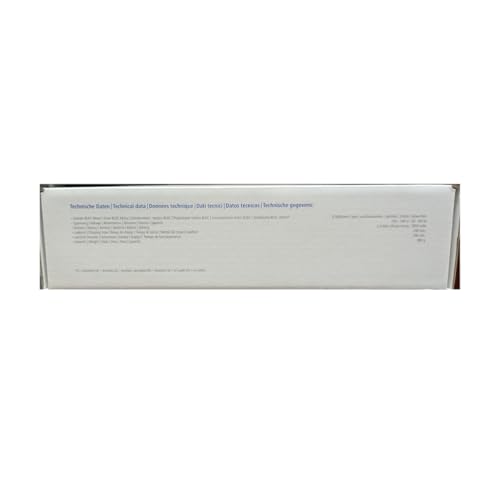 EHASO AESCULAP Profi Hundeschermaschine Set Durati Speed mit Scherk. + Hundenapf + Aufschiebekammset (Rot)