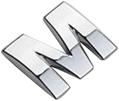 anso 1 pegatina de metal cromado con letras 3D para parachoques d...