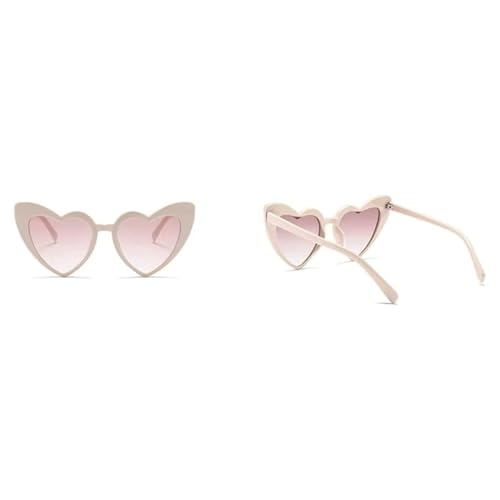 Gafas de resina for mujer con monturas creativas de corazón noir 7