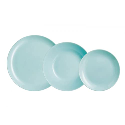 Hogar Y Mas Vajilla 18 Piezas Diwali Turquesa