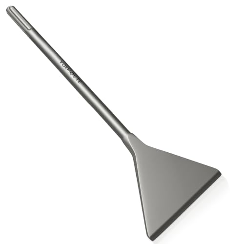 YOEMOVTE SDS Max Chisel, 5.9 Inch by 15 Inch Tile Removal Bits for SDS Max Hammer Drill Tool Attachment for Removing Linoleum Floor VCT Concrete Mortar Thinset Ceramic Tile