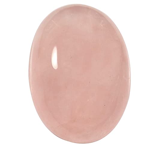 Quartz rose naturel cabochon ovale 32,25 carats Qm46-B09KPYYY pierre fine gemme minéral loisirs créatifs
