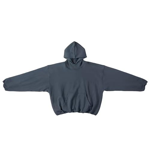 Men's Fleece Cropped Sweatshirts with Hood Fashion Long Sleeve Going Out Hoodies Outdoor Hiking Pullover Streetwear4