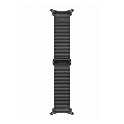 Samsung Trail Band Cintuirno sportivo in tessuto per sport outdoor per Galaxy Watch Ultra, Dark Gray