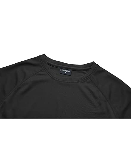 LETAOTAO Men’s Big and Tall Swim Shirt Sun Protection UPF 50+ Rash Gard Quick Dry T-Shirt4