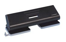 Q-Connect 4-Hole Punch Black - 278-7825