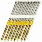 NailPro 2 Inch by 0.113-2000 Pcs. per Carton - Type 304 Stainless Steel - 21 Degree (Fits 20-22 Degree Nailers) Plastic Strip - Ring Shank - Full Head Nails