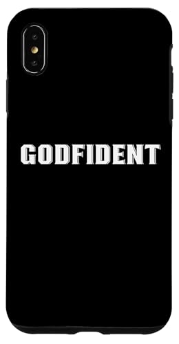 Godfident �N���X�`���� �M�� �_�ւ̐M�� �@������ �X�}�z�P�[�X iPhone XS Max �p