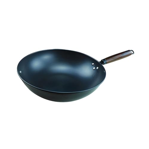 Wok de hierro resistente para uso doméstico miniatura 1