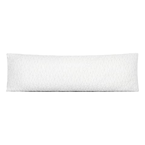 Coop Home Goods 20X54-Inch Shredded Memory Foam Body Pillow With Bamboo Derived Viscose Rayon And Polyester Blend Cover Cover