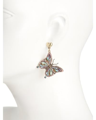 Betsey Johnson Butterfly Drop Earrings2
