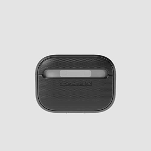 Vrs Design Modern For Apple Airpods Pro Case (2019) (Metal Black) [Us Patent Registered] #TOP5