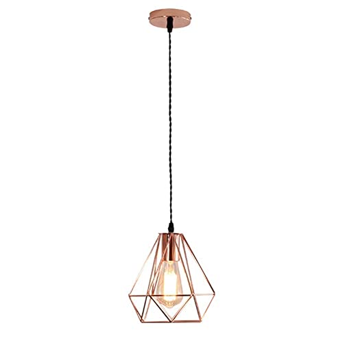 Suspension diamant minimaliste pour illuminer votre salle à manger