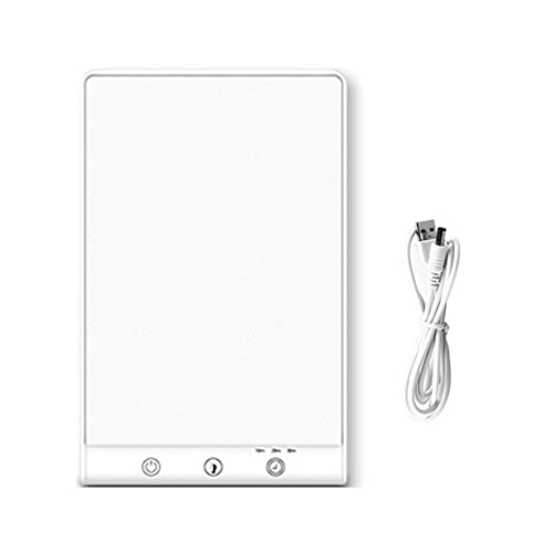 Correa Lampe de LuminothéRapie SAD Light LED Happy Mood Light Touch Veilleuse à Intensité Variable, Sans UV, Fonction Minuterie, pour/Les Voyages