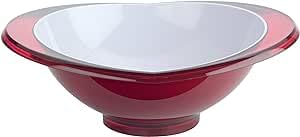 BUGATTI Insalatiera,realizzata in San, Rosso, 28 x 23 x 10 cm GL3U-02175