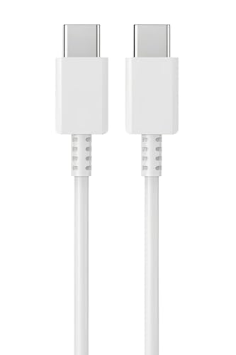 Image of 25W USB-C Superfast GaN Charger Adapter with Cable Compatible with Samsung Galaxy S /A /M /F /Z Series-Compatible with S25 /S24 /S23 /S22Ultra /S21 /21FE /S20 /Note /M54 /M53 5G /M33 /M23 /A34 /A54 5G (White)