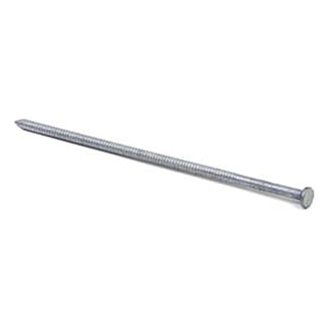 4 in. 20D Pole Barn Hot-Dipped Galvanized Steel Nail Flat Head Gray - 5 lbs - Pack of 6