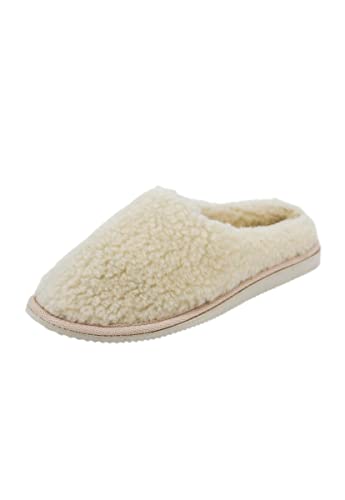 Hollert Hausschuhe Pantoffeln aus Merinowolle Dolly Schuhe Puschen kuschlig weich & warm Größe 41 EU