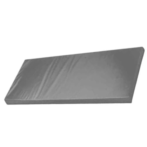 Shikra Outdoor/Garden Furniture Replacement Rattan Bench Cushions, Seat Pads with colour option ((60cm x 120cm x 5cm)~(24" x 47.5" x 2"), Grey)