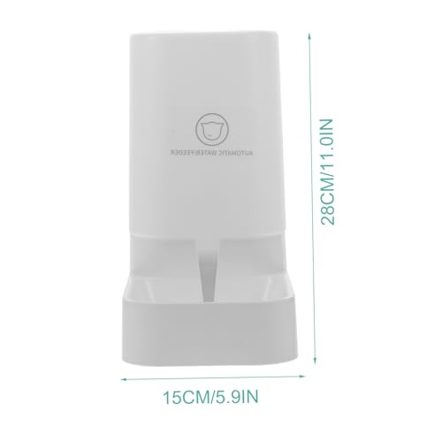 Fuente automática de agua para mascotas GALPADA blanca miniatura 2