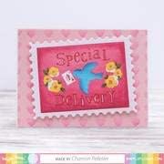 Waffle Flower Nesting Postages Die (Includes Dies in The Classic Postage Stamp Shape)