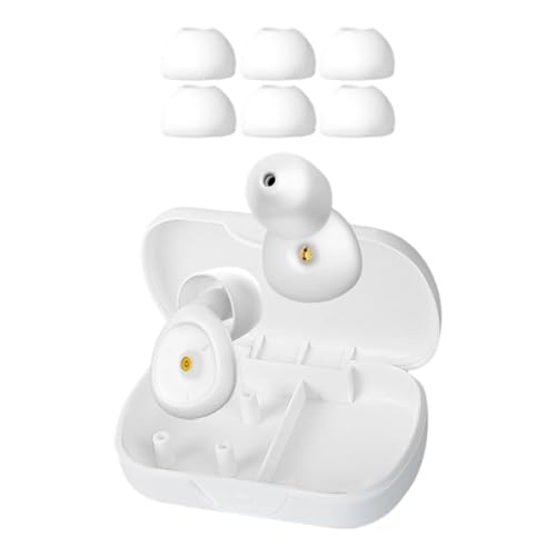 Sleeping Ear Plugs - Soft Silicone Noise Reduction Earplugs, Comfortable Fit, Reusable Hearing Protection for Snoring Travel Wor