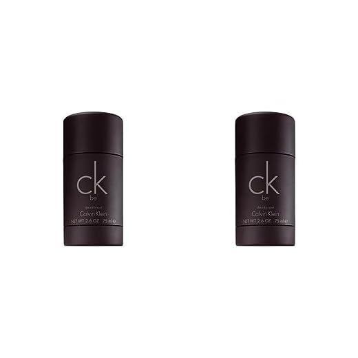 Calvin Klein CK Be - Desodorante stick, 75 ml (Paquete de 2)