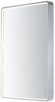 ET2 Mirror 25W 1 31.5 Inch LED Rectangular Mirror with Brushed Aluminum Finish