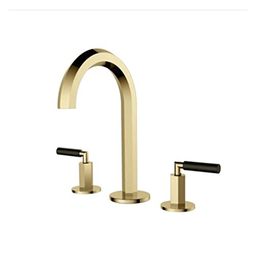 Robinet salle de bain 3 trous Bathin l'art du design or rose pour votre maison