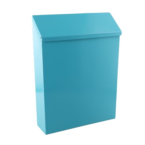 EpheyFIF Community Area Use Lockable Mailbox Rustic Style Wall-Mounted Mailbox Mail and Suggestion Box Secure Locking System