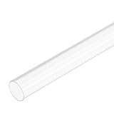 uxcell アクリルパイプ 硬質丸チューブ 内径 11mm 外径 13 mm 長さ 305mm ランプやランタン ウォータークーリングシステム用 透明