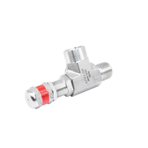 Válvula de seguridad de acero inoxidable 316 1/4 NPT angular 4