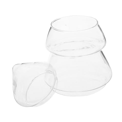 CONGARTENO Glass Candy Jar with Lid Christmas Tree Shaped Transparent Snack Container Holiday Tree Jar for Xmas Party Decor Sealed Freshness Storage for Cookies and Candy