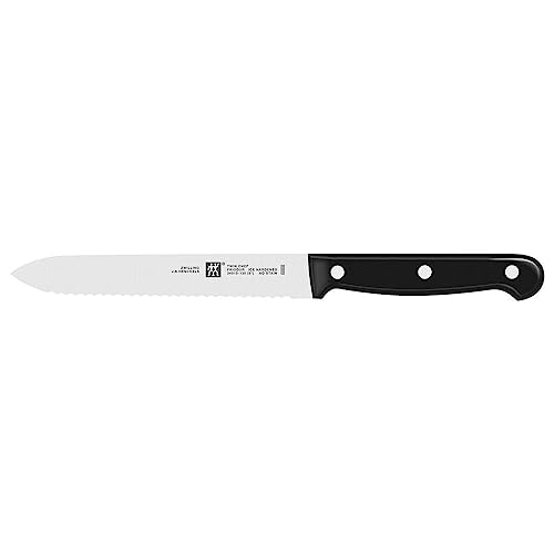 ZWILLING Utility Knife Blade Length: 13 cm Serrated Blade Special Stainless Steel/Plastic Handle Twin Chef
