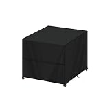 SIMPHAUS Funda Mesa 80x80x80cm Cubierta para Muebles de Jardin Impermeable Funda Mesa Jardin Cuadrada Funda Jardín Mesa Exterior Pequeña Anti-UV Tela Oxford 420D Protector Mesa Terraza