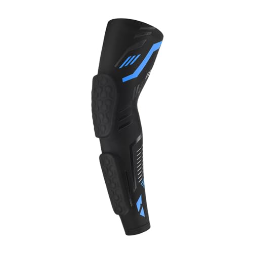 HQMOMO Muñequera para fútbol americano,Codo antebrazo protector,Puño engrosado antebrazo,Coderas para voleibol Fútbol Baloncesto (B,M)